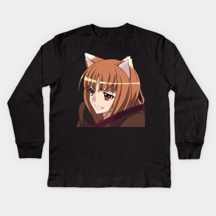 Holo Smug Kids Long Sleeve T-Shirt